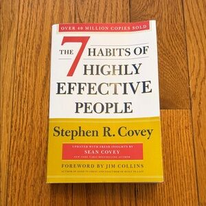 The 7 habits of highly effective people by Stephen R Covey paperback